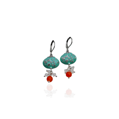 Boucles d'Oreilles Vintage Blossom Or