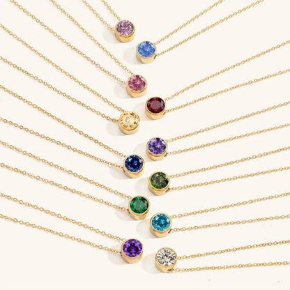 Collier Pierre de Naissance Doré
