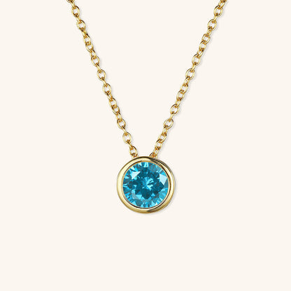 Collier Pierre de Naissance Doré
