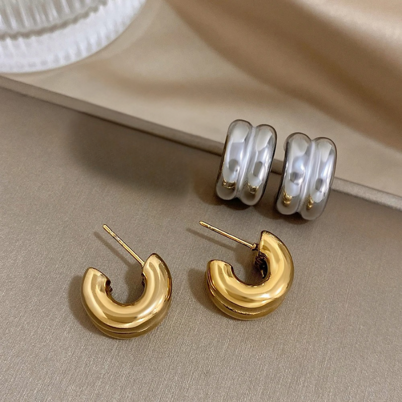 Boucles d'oreilles Créoles Dorées