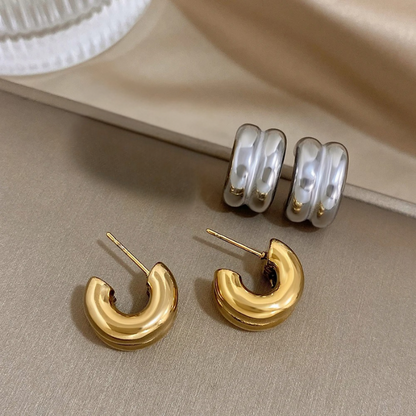 Boucles d'oreilles Créoles Dorées