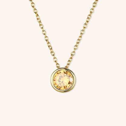 Collier Pierre de Naissance Doré