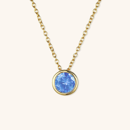 Collier Pierre de Naissance Doré