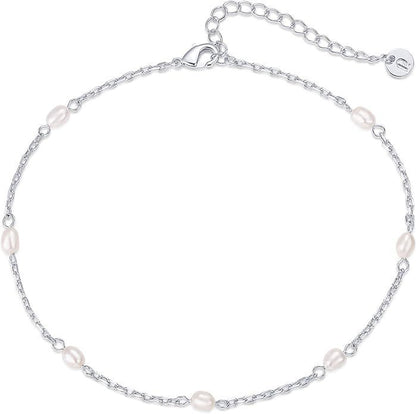 Bracelet de Cheville en Perles d’Eau Douce