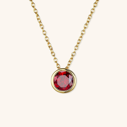 Collier Pierre de Naissance Doré
