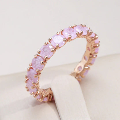Bague ronde pierres bleues or – Léo