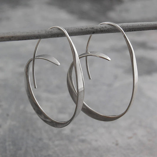 Boucles d’oreilles spirales argent – Luna
