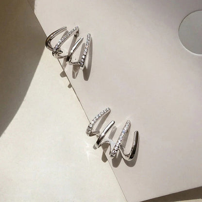 Boucles d’Oreilles Clip Modernes Légères