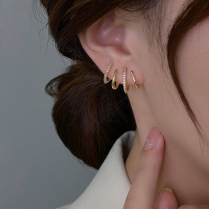 Boucles d’Oreilles Clip Modernes Légères