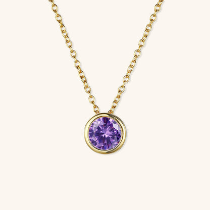 Collier Pierre de Naissance Doré