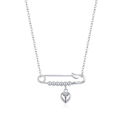 Collier pendentif oiseau argent goutte – Lila