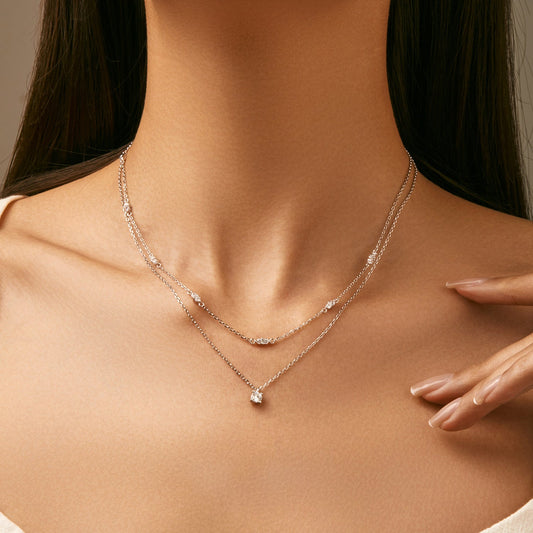 Collier pendentif argent pierre fine – Lila