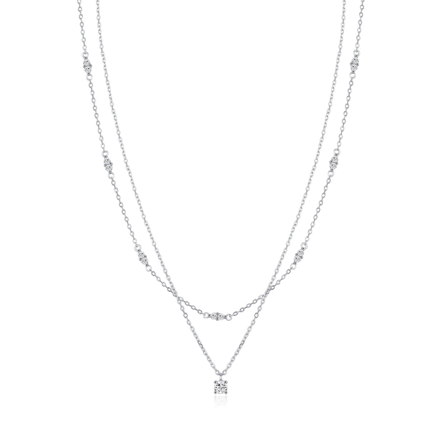Collier pendentif argent pierre fine – Lila