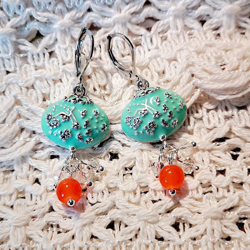 Boucles d'Oreilles Vintage Blossom Or