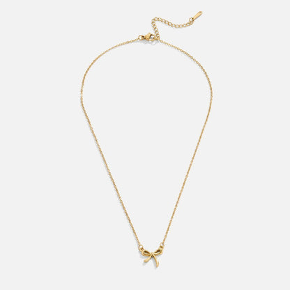 Collier pendentif nœud Or – Lila