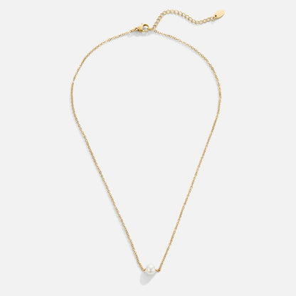 Collier perle blanche Or – Léa