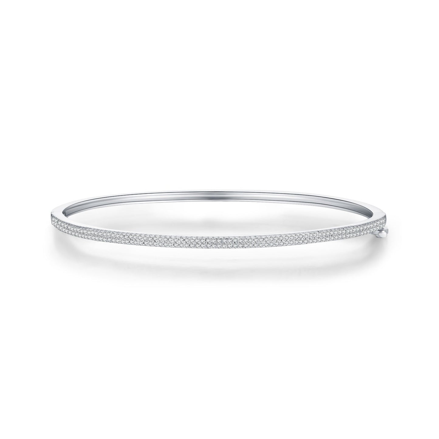 Bracelet rigide gravé argent – Lina