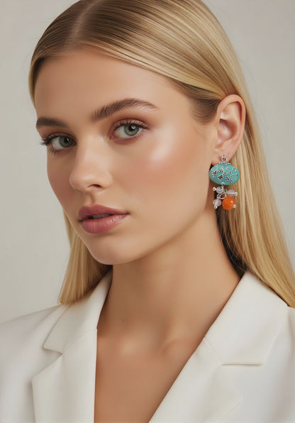 Boucles d'Oreilles Vintage Blossom Or