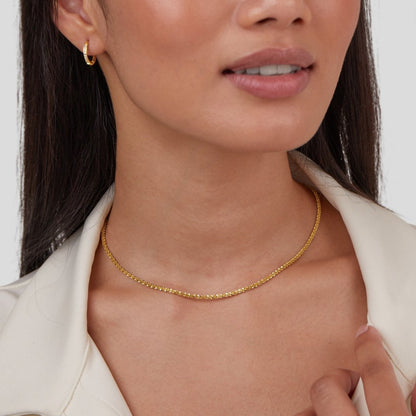 Collier chaîne fine délicate Or – Lila