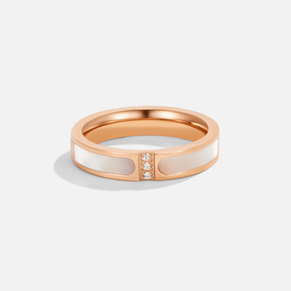Bague perle élégante plaqué or – Léa